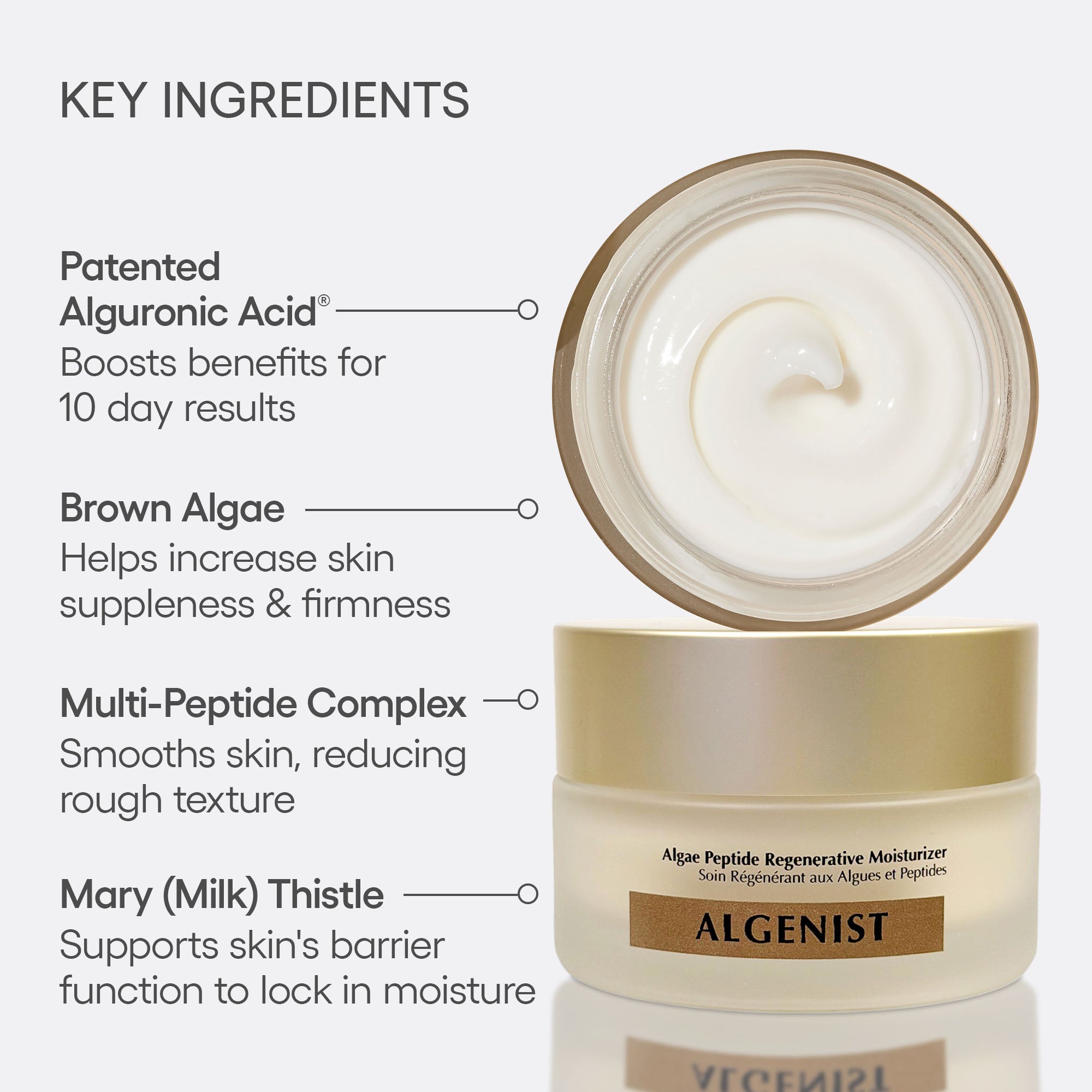 Travel Algae Peptide Regenerative Moisturizer
