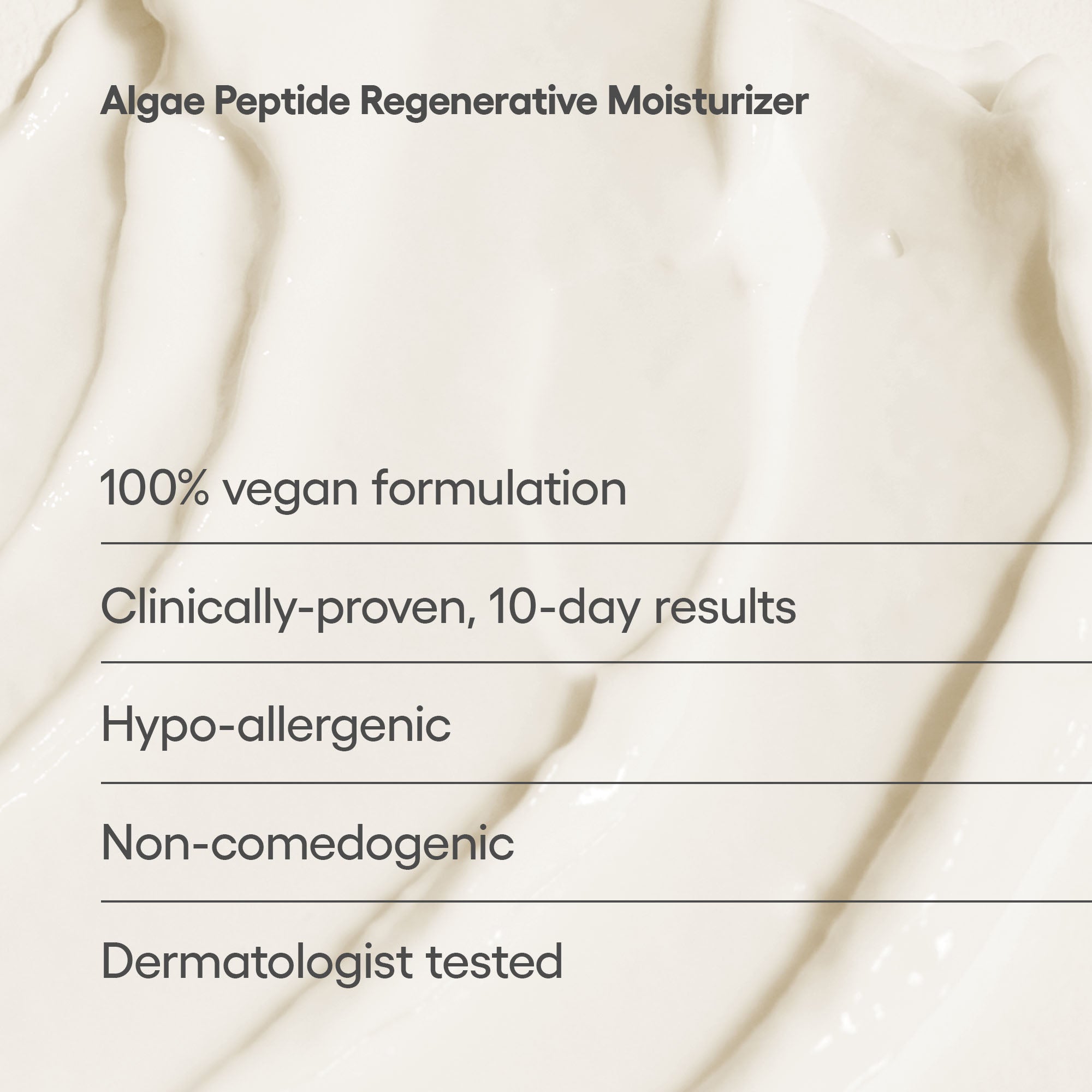 Algae Peptide Regenerative Moisturizer