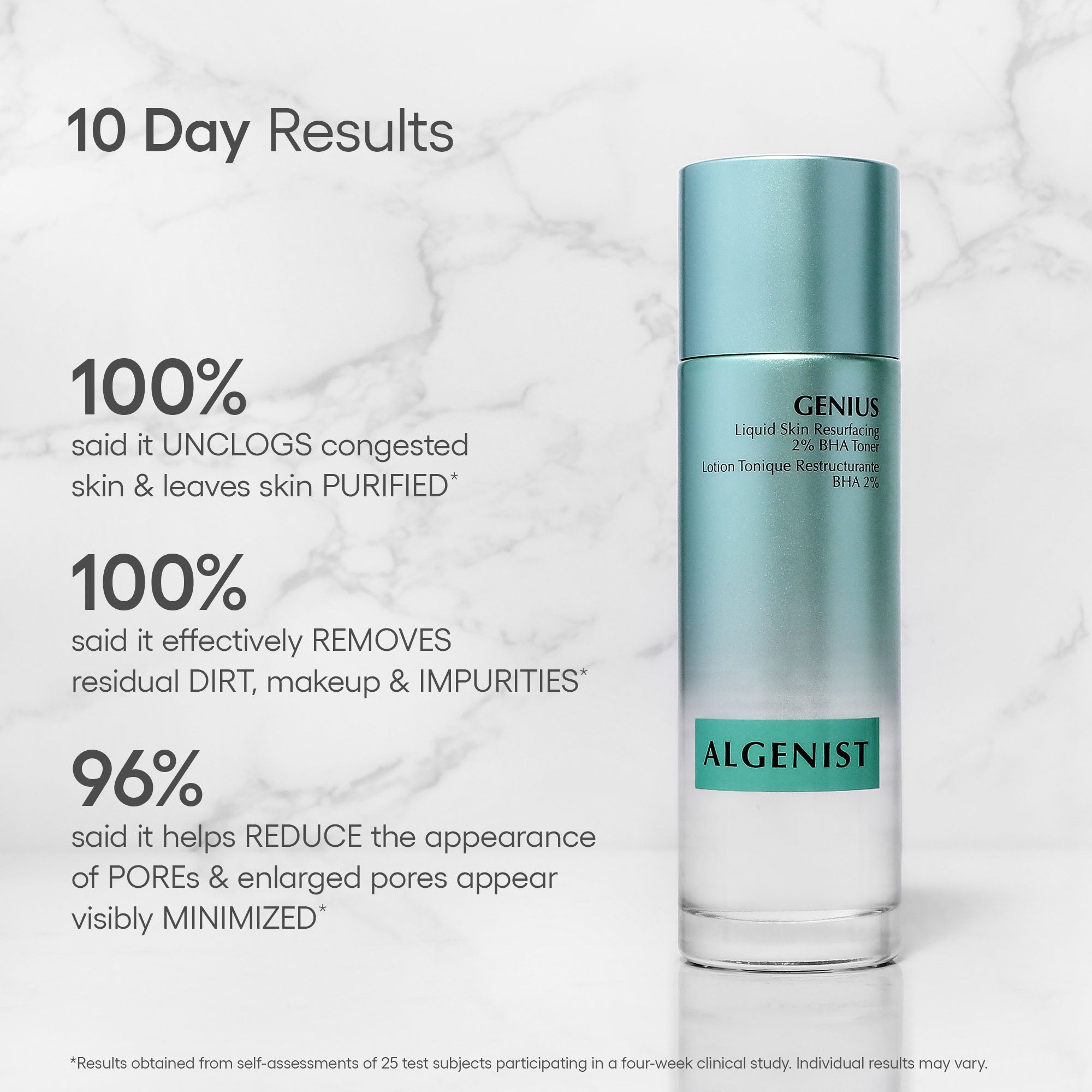 GENIUS Liquid Skin Resurfacing 2% BHA Toner