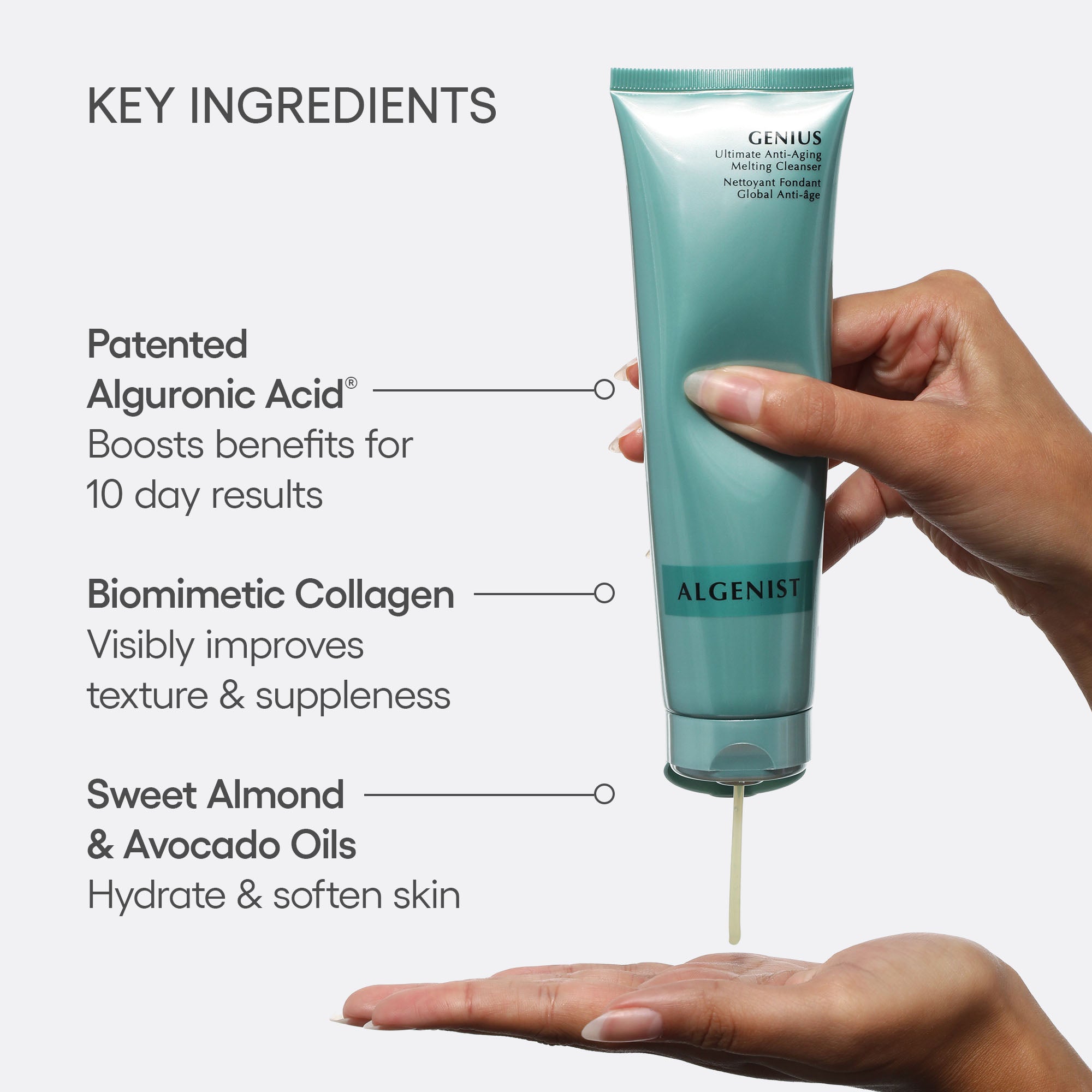 ALIVEN LIVERGE 化粧品&ヒサミインベルアクアゲル GENIUS Ultimate Anti-Aging Melting Cleanser | Algenist®