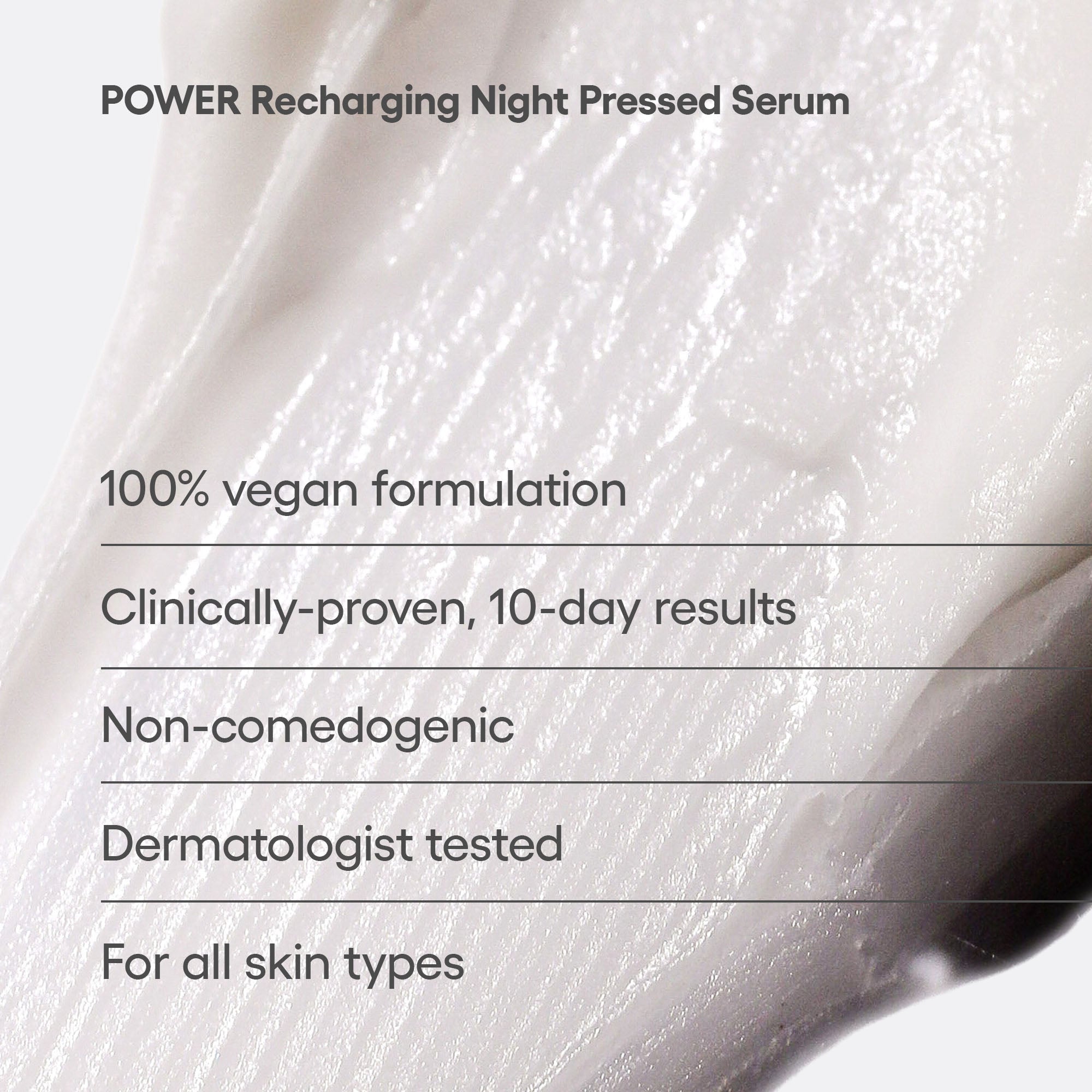 POWER Recharging Night Pressed Serum