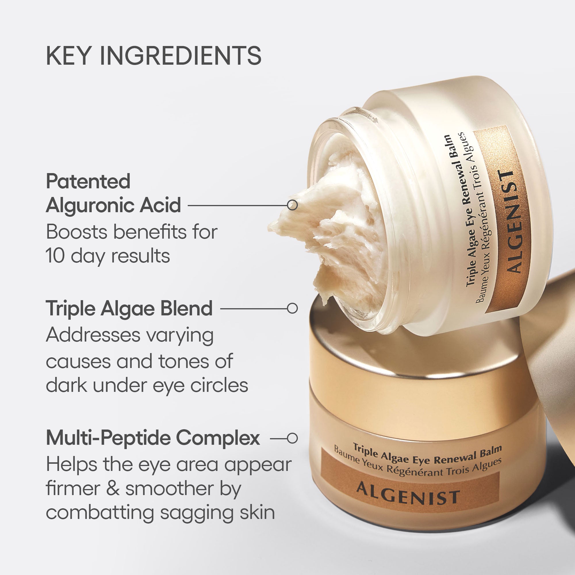 Triple Algae Eye Renewal Balm – Reduce Dark Circles & Puffiness