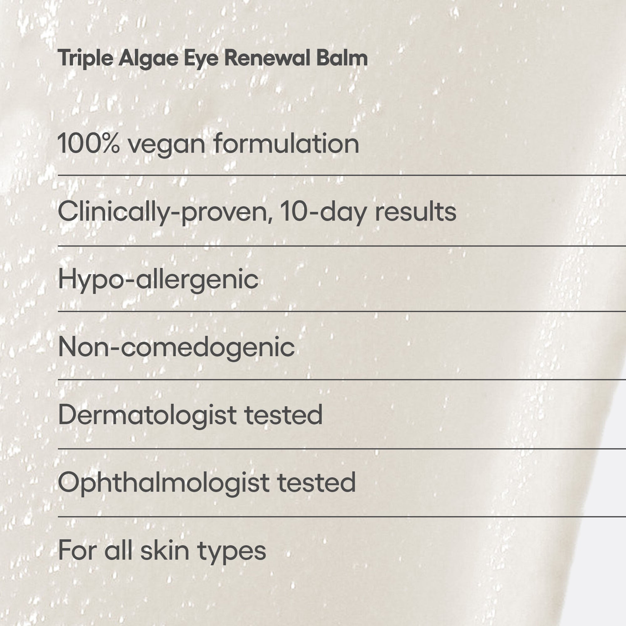 Triple Algae Eye Renewal Balm