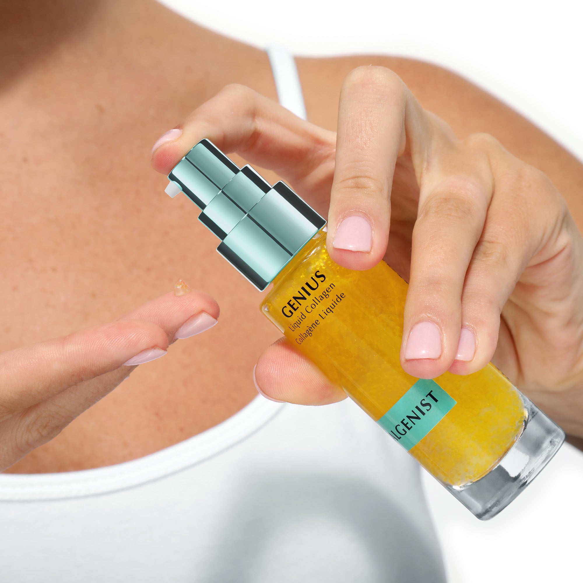 ブースター・導入液 SIMIUS COLLAGEN UNDILUTED SOLUTION 20ml GENIUS Liquid Collagen® – Firm, Smooth & Reduce Deep Wrinkles